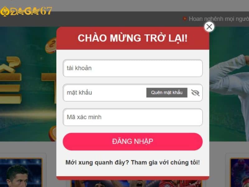 Đăng nhập vào nhà cái và chọn sảnh thể thao 